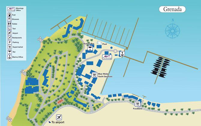 Grenade | Carte de la base | The Moorings