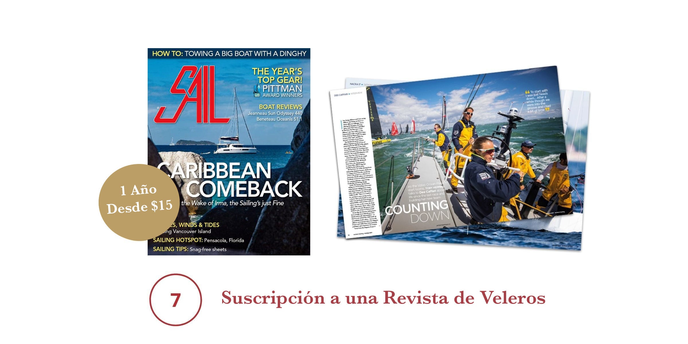 Suscripción a revista de veleros