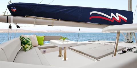 Moorings 4500L Catamaran Lounge Area