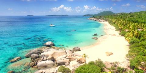 beach in the British Virgin Islands