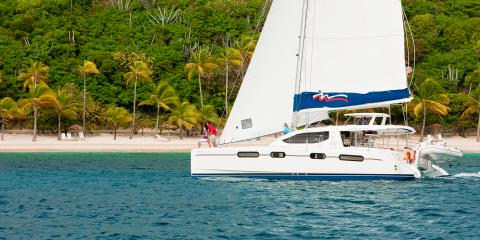 Moorings 4600 underway