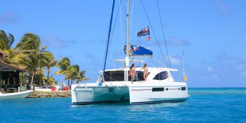 Moorings 4800 underway