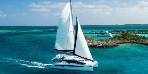 Moorings 4800 portside