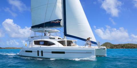 Moorings 5800 underway