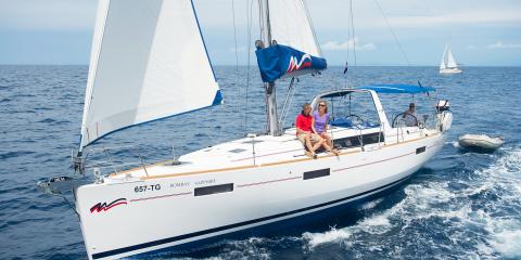 Moorings yacht sailing in Croatia