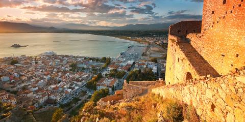 Athens overlooking the harbor