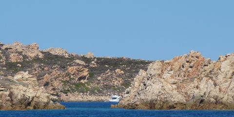 Moorings yacht sailing in Cannigione, Italy