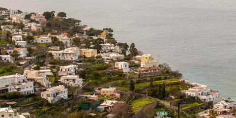 Procida homes overlooking sea