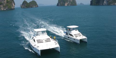 Moorings yacht sailing in Thailand