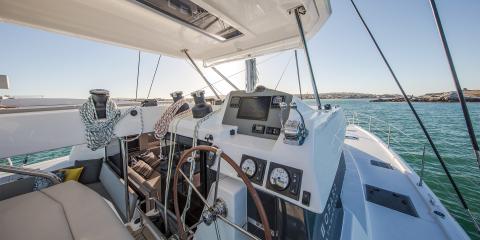 Moorings 5000 steering wheel