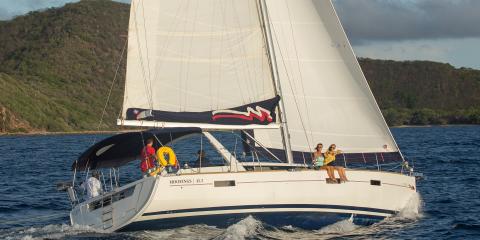 Moorings 45.3 underway