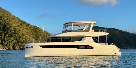 Port side view of Moorings 534 PC