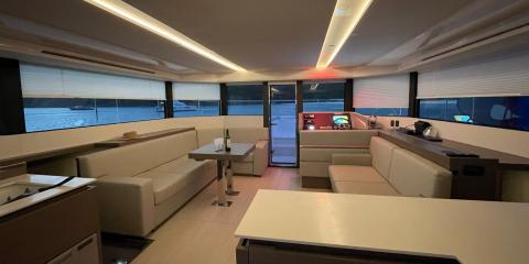 Moorings 534 Power Cat Saloon