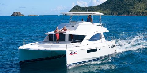 powercat underway in St. Martin