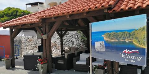 Outdoor seating area