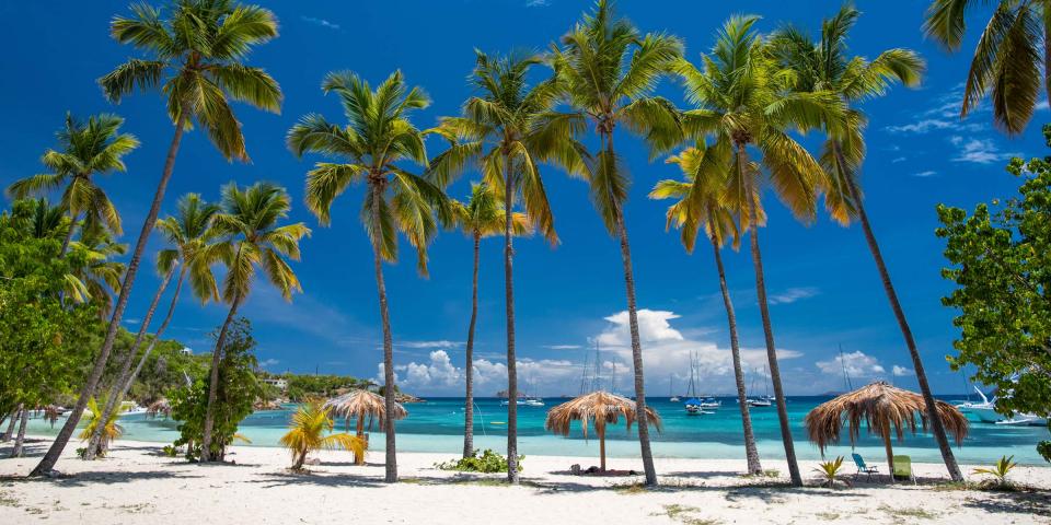 Honeymoon Beach on Water Island, U.S. Virgin Islands Honeymoon Beach on Water Island, U.S. Virgin Islands
