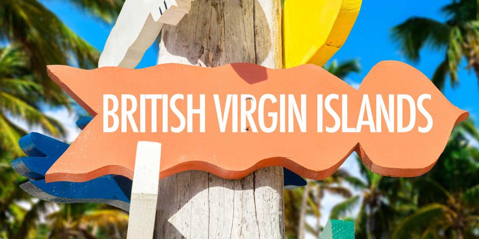 British Virgins Islands sign British Virgins Islands sign