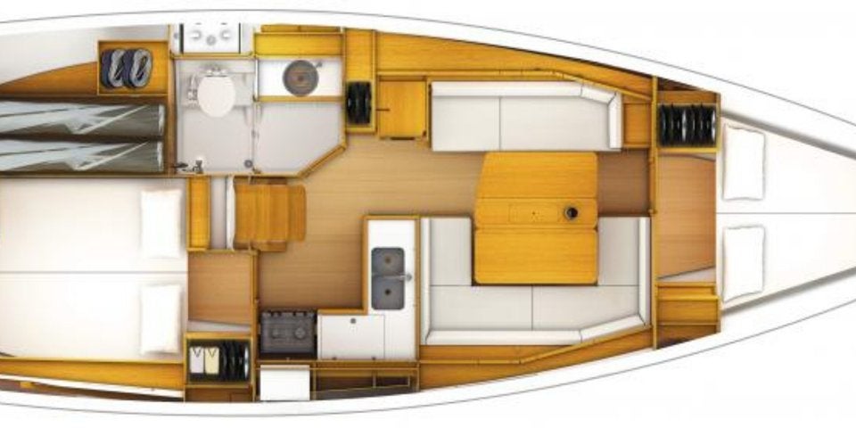 Sun Odyssey 389 Layout Sun Odyssey 389 Layout