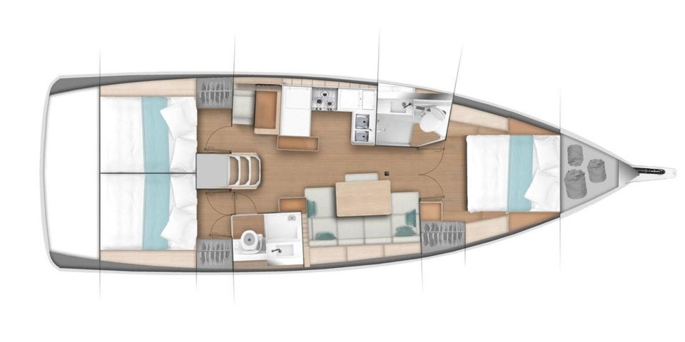 Sun Odyssey 440 Layout Sun Odyssey 440 Layout