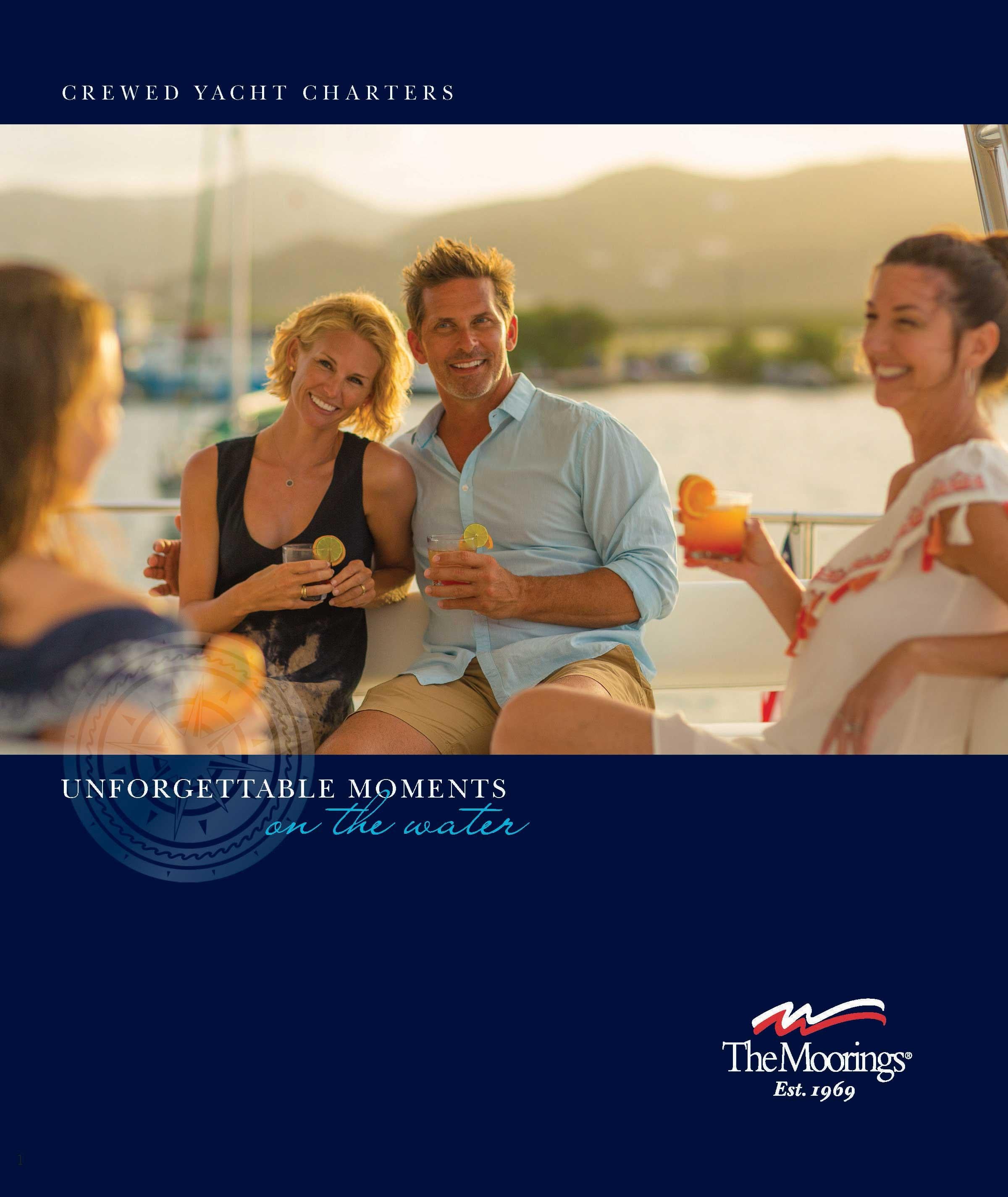 crewed yacht charter brochure crewed yacht charter brochure