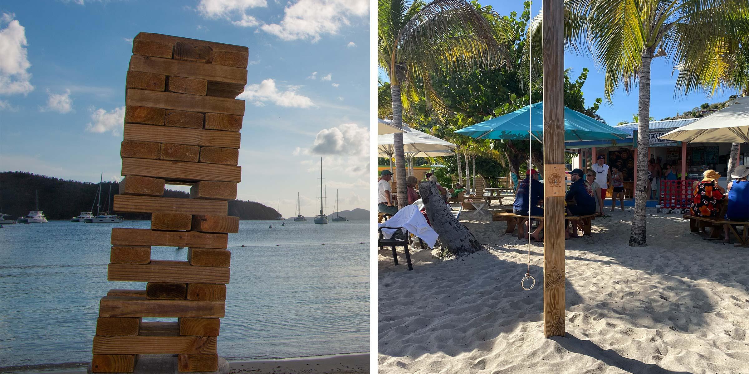 BVI beach bar games