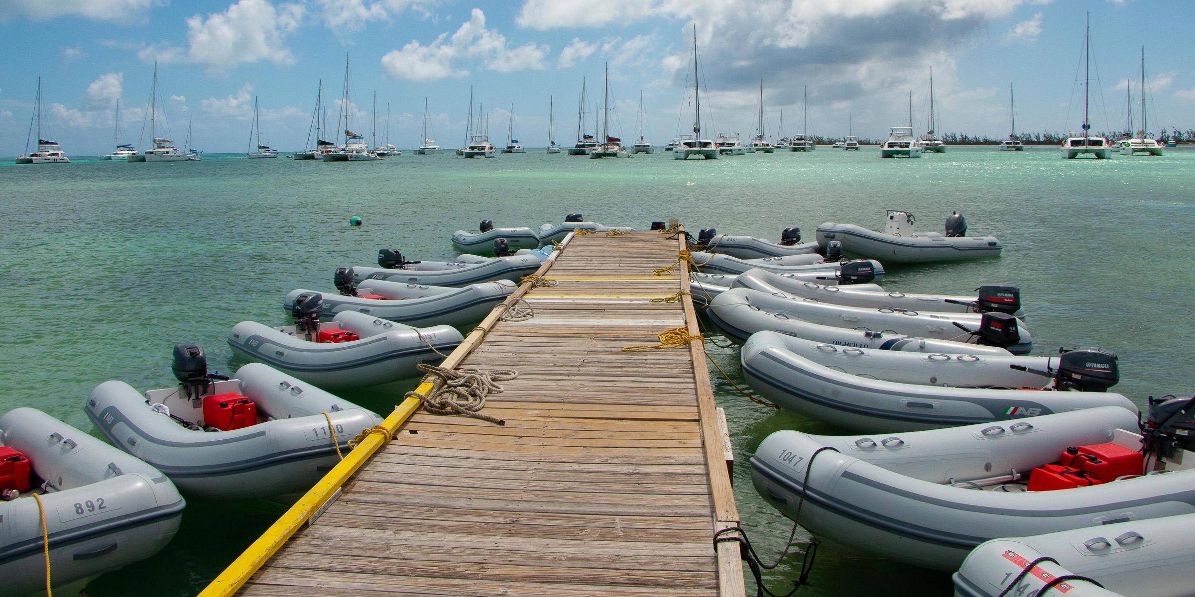 Setting Point Anegada's only mooring point