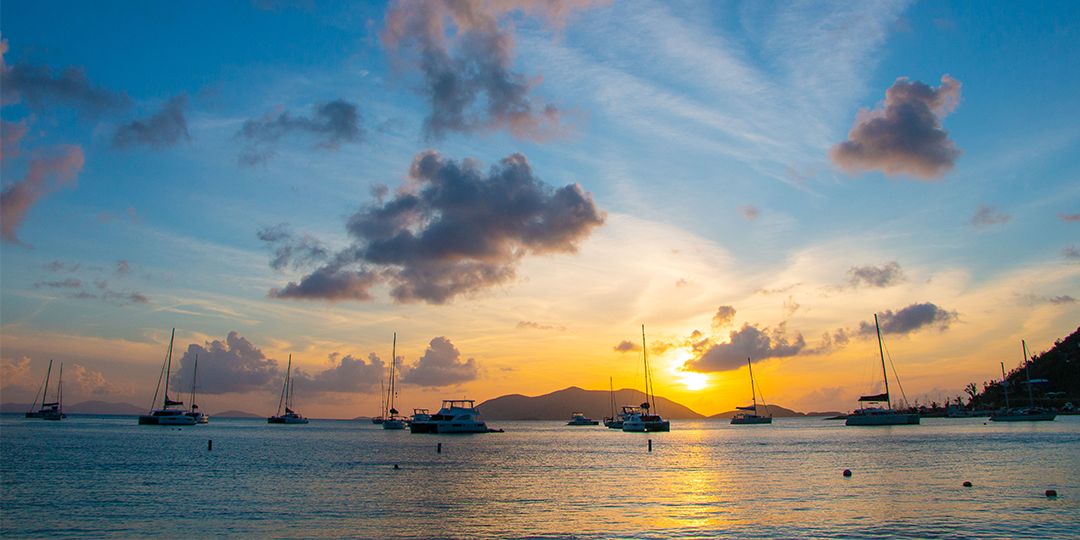 Tortola sunset